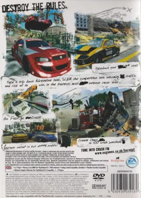 Burnout 3 - Takedown box cover back